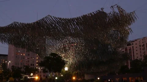 Abstract Art Installation Stock-Footage 67638829