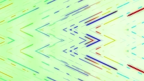 Abstract Art with Lines and Dots Stock Footage 284398178