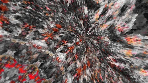 Abstract Art NO.1247 Stock Footage 128407857