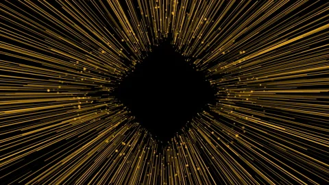 Abstract Art With Orange Radiating, Dynamic Intersection Of Line Stock Footage 338221329