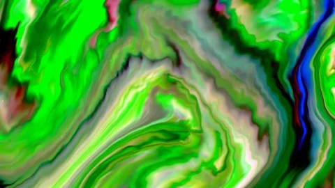 Abstract Art Paint Ink Variable Colors Mixing and Creating Fantasy Shapes Stock Footage 107421851