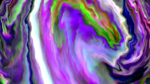 Abstract Art Paint Ink Variable Colors Mixing and Creating Fantasy Shapes Stock-Fotos
