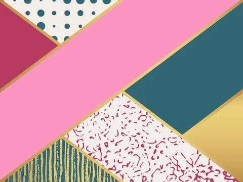 Abstract art pattern. Vector illustration for fashion design Illustrazione stock