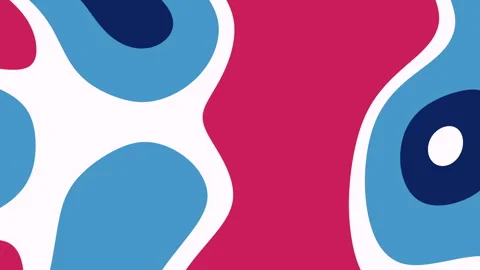 Abstract art with pink, blue, and white shapes dynamic design Stock Footage 325442001