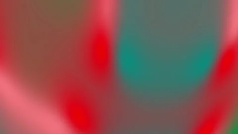 Abstract art with red, green, and teal colors blended into a blurred composition Stock Footage 294700549