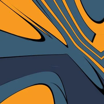 Abstract Art, Shapes Patterns and Colored Lines Stock Illustration