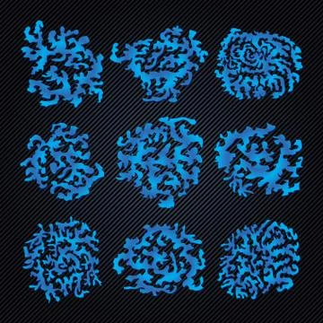 Abstract art spots Stock Illustration