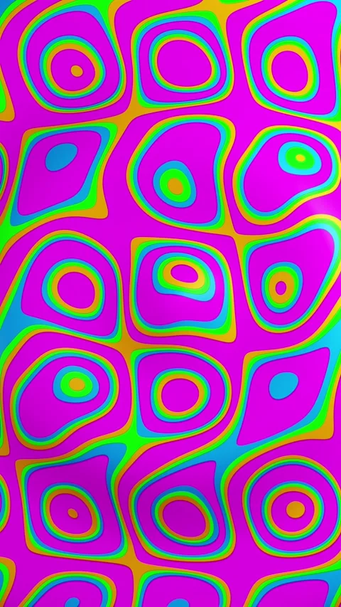 Abstract art style image with circles and dots in bright colors. Vertical l.. Stock Footage 229460128