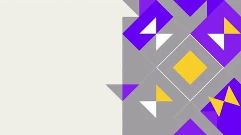 Abstract art template with geometric element in 4k video. Stockbeeldmateriaal 155612689