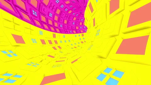 Abstract Art Tunnel Stock Footage 277804669