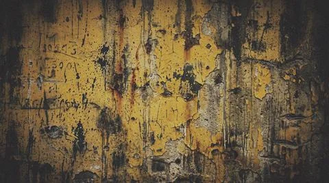 Abstract Art Yellow Background Texture. Fotos Stock