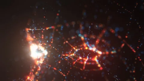 Abstract Artificial Intelligence (AI) Face Concept, Menacing, Brooding Stock Footage 121619726