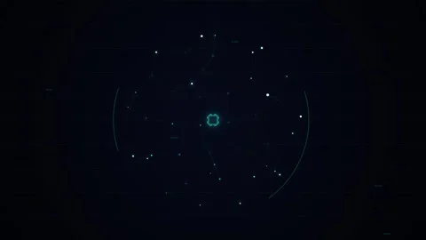 Abstract artificial intelligence brain. Abstract AI neural network with glow Stock Footage 339988584