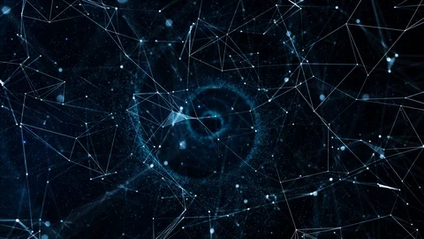 Abstract artificial intelligence cyberspace Video stock 101927361