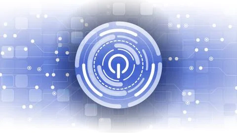 Abstract artificial intelligence technology background. EPS 10 Stock Illustration