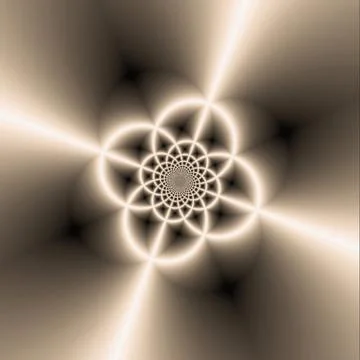 Abstract Artistic 3d Computer Generated Illustration Of A Unique Fractal Illu Stock Illustration