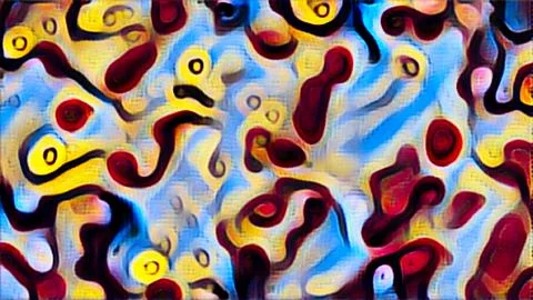 Abstract artistic background with intertwined patterns Stock-Illustration