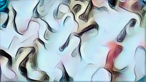 Abstract artistic background with intertwined patterns Stock-Illustration