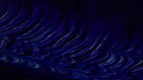 Abstract Artistic Blue Waves Flowing on a Dark Background That Captures the Eye Stock Footage 303606367