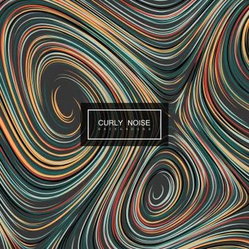 Abstract artistic curl background イラスト素材
