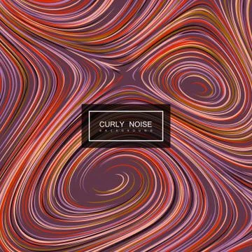 Abstract artistic curl background Stock Illustration