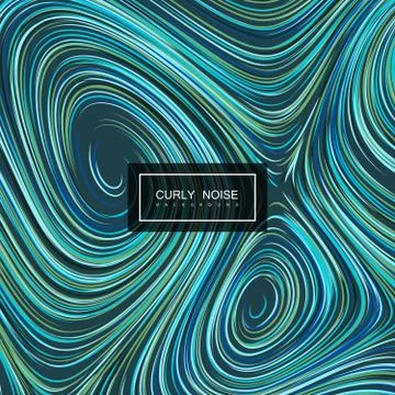 Abstract artistic curl background Stock Illustration