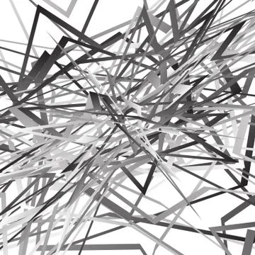 Abstract artistic graphic with random, overlapping shapes. Contemporary art l Stock Illustration