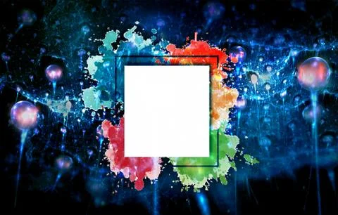 Abstract Artistic Multicolored Modern Background Stock Illustration