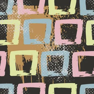 Abstract artistic seamless pattern Stock Illustration