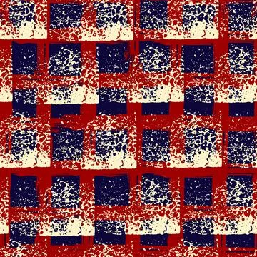 Abstract artistic seamless pattern Illustrazione stock