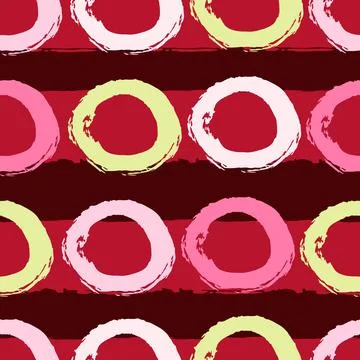 Abstract artistic seamless pattern Illustrazione stock