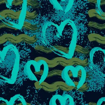 Abstract artistic seamless pattern イラスト素材