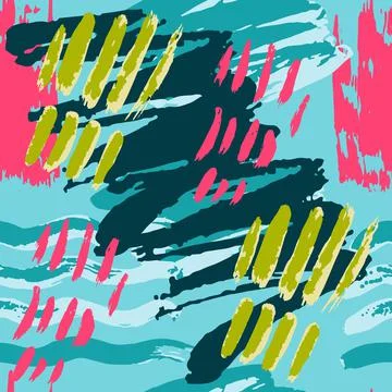 Abstract artistic seamless pattern 스톡 일러스트