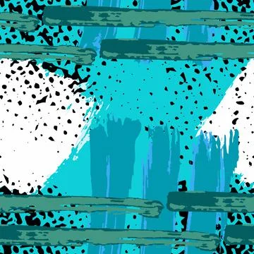 Abstract artistic seamless pattern Stock Illustration