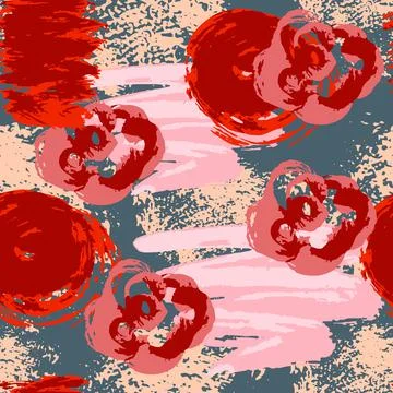 Abstract artistic seamless pattern Stock Illustration