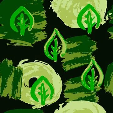 Abstract artistic seamless pattern Stock Illustration