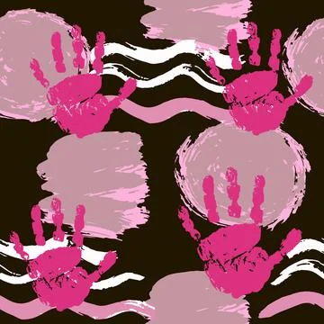 Abstract artistic seamless pattern イラスト素材