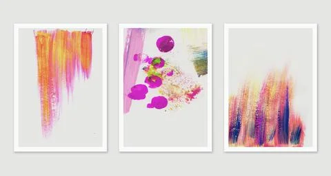 Abstract arts background, Hand drawn textures for wall decoration, invitation Stock Illustration