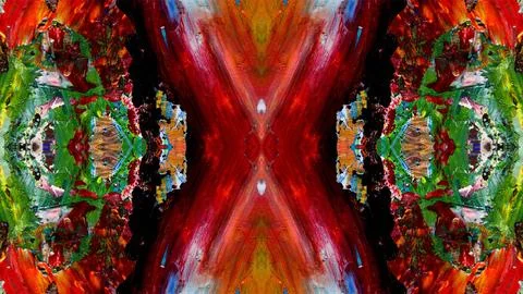 Abstract Artwork . Color decor . Hand oil painting on canvas. Stock Illustration