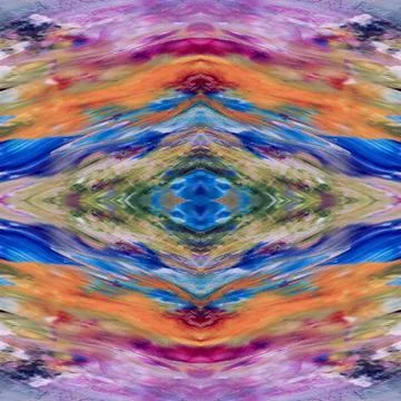 Abstract Artwork . Color decor . Hand oil painting on canvas. Stock Illustration