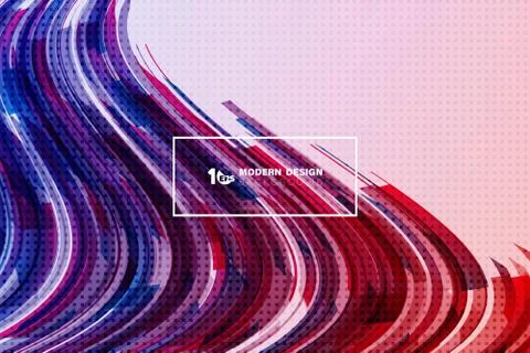 Abstract artwork design of technology square magenta and purple cover Stock Illustration