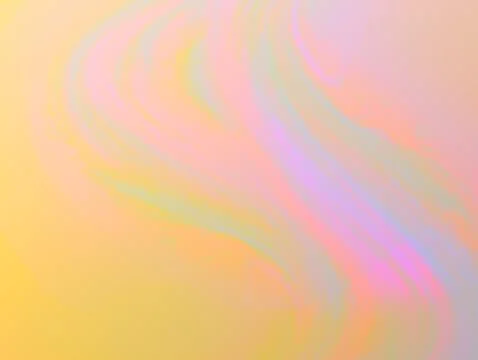 Abstract artwork featuring vibrant colors and flowing lines in yellow hues イラスト素材