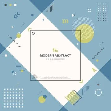 Abstract artwork of minimal geometric template design cover background. Stock Illustration