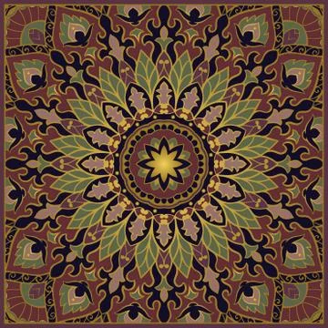 Abstract asian pattern. Stock Illustration