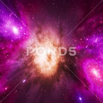 Abstract astral cosmic, nebula galaxy background – Digital Illustration ...