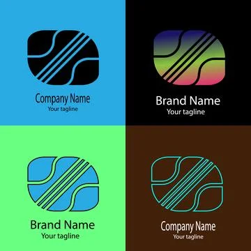 Abstract Athletics Logo Stock Illustration