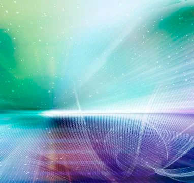 Abstract atmospheric space lines background Stock Illustration
