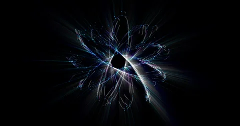 Abstract atom animation Video stock 105725143