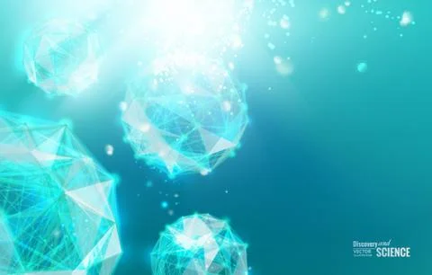 Abstract atom design. Stock Illustration