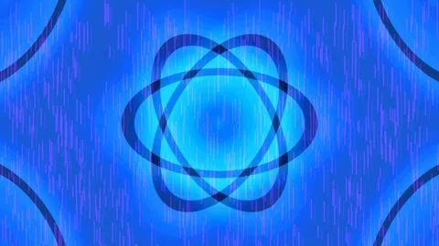 Abstract Atom Orbitals Animation Background Stock Footage 331990815